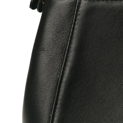 Fendi Nappa Mini Peekaboo Iconic Satchel Black 19 of 26