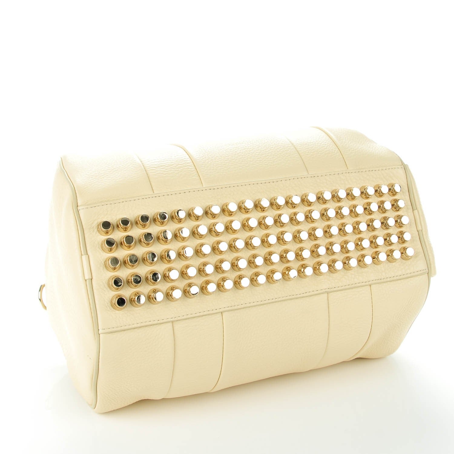 Alexander Wang Pebbled Lambskin Rocco Soft Meringue Pale Gold Hardware 4 of 8