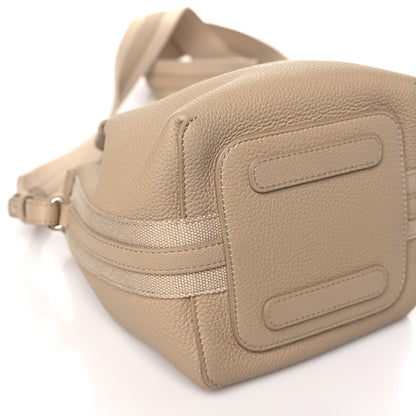 Loro Piana Grained Calfskin Micro Bale Bag Light Mastic 8 of 9