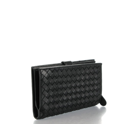 Bottega Veneta Nappa Intrecciato Continental Wallet Black 3 of 9