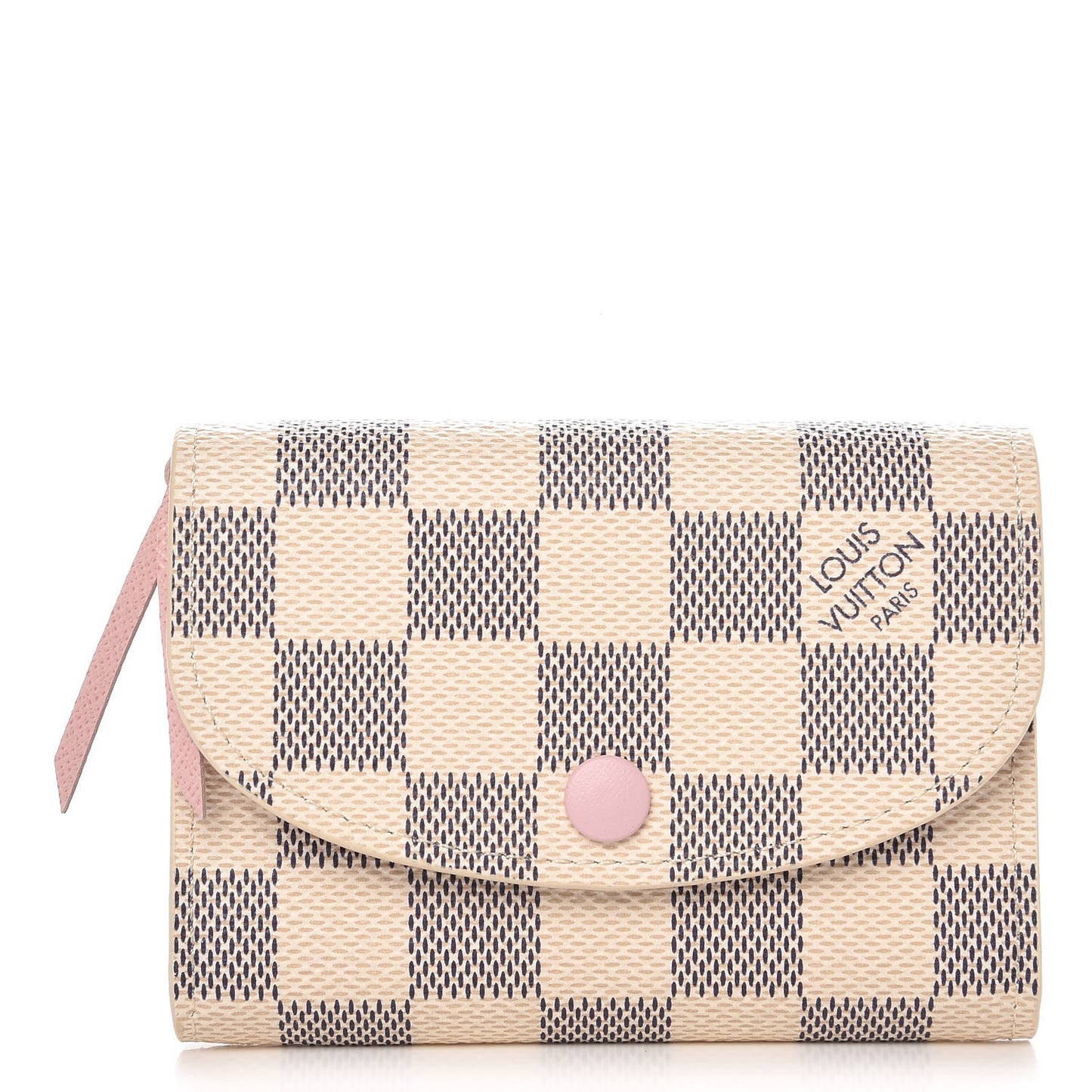 Damier Azur Rosalie Coin Purse Rose Ballerine