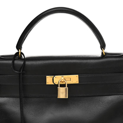 Hermes Box Kelly Retourne 32 Black 7 of 18