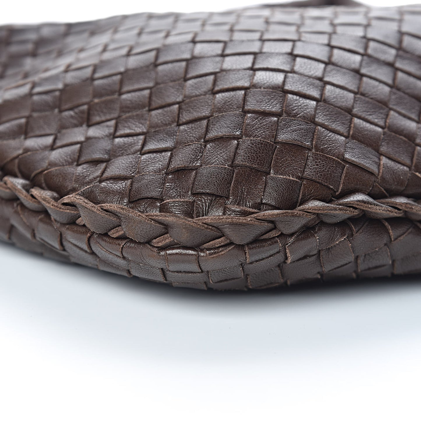 Nappa Intrecciato Medium Veneta Hobo Ebano