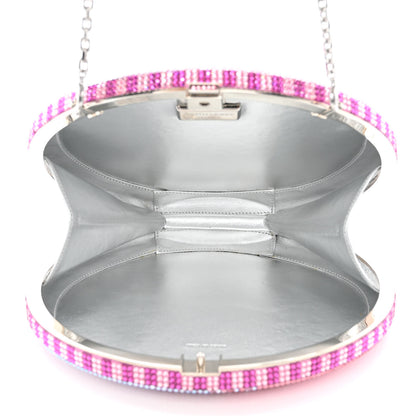 Judith Leiber Crystal No Ceilings Dime Disc Bag Pink 5 of 13