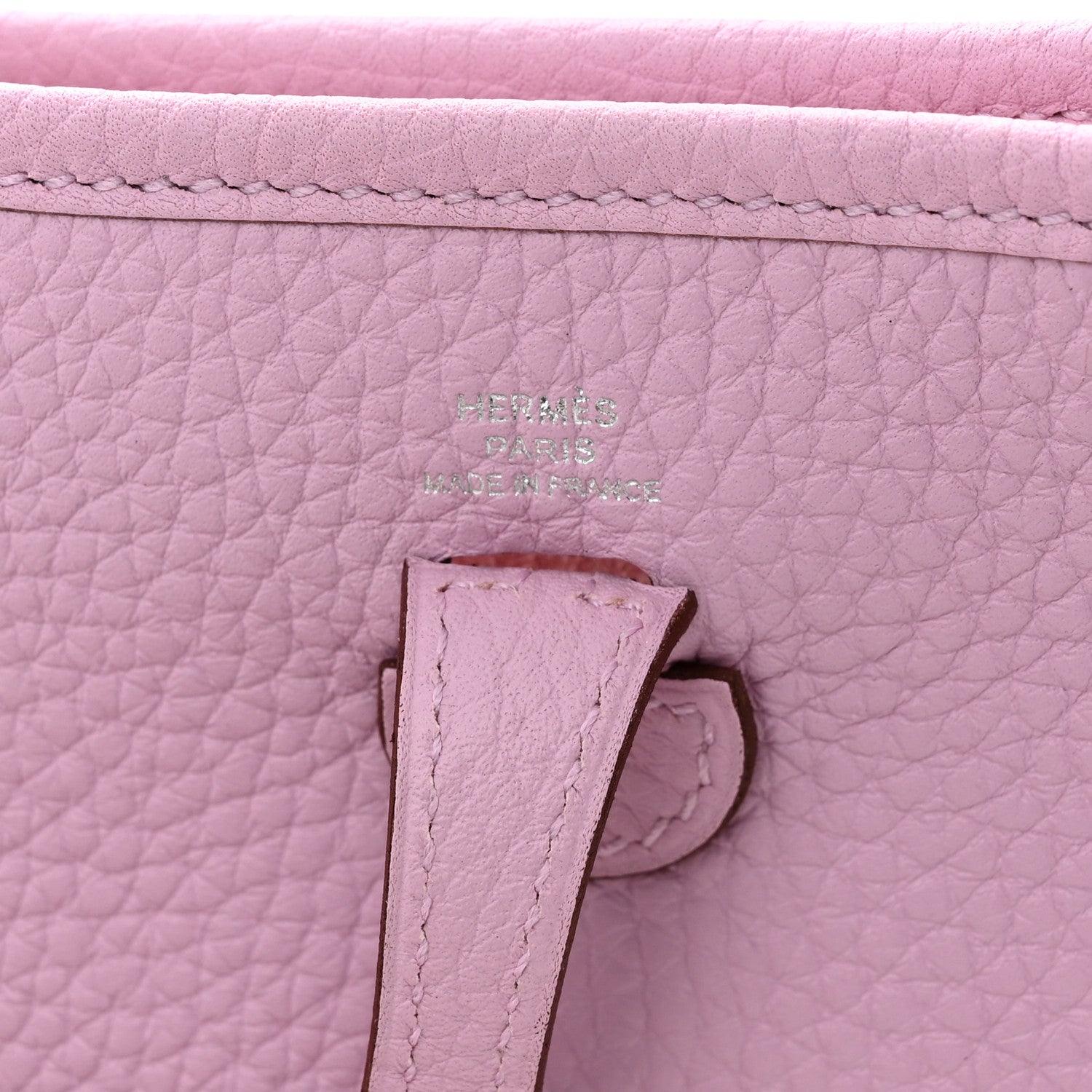 Hermes Taurillon Clemence Evelyne TPM Mauve Sylvestre 6 of 11