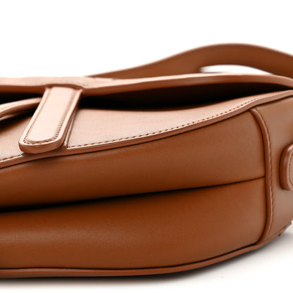 Christian Dior Bobby Calfskin Marquetry Saddle Bag With Strap Marron 10 of 11