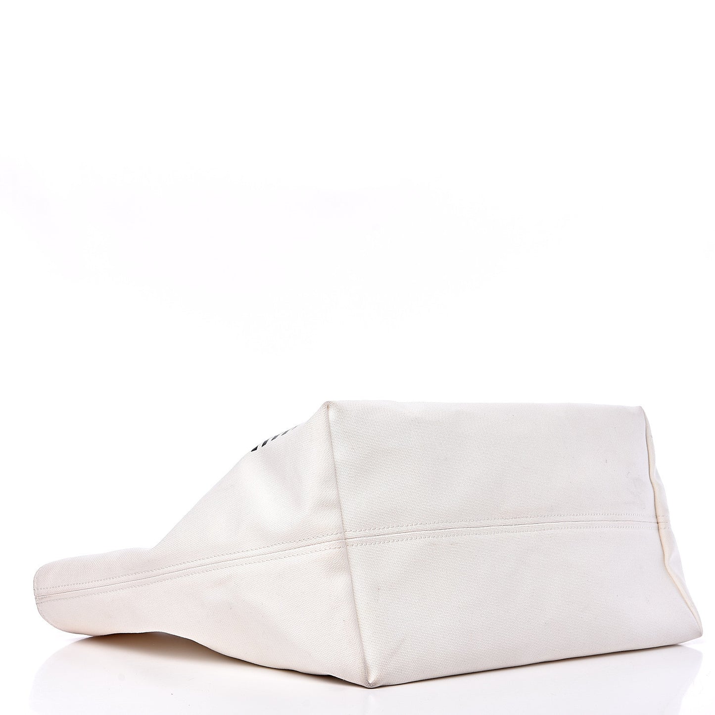 Canvas Logo Tote Black White