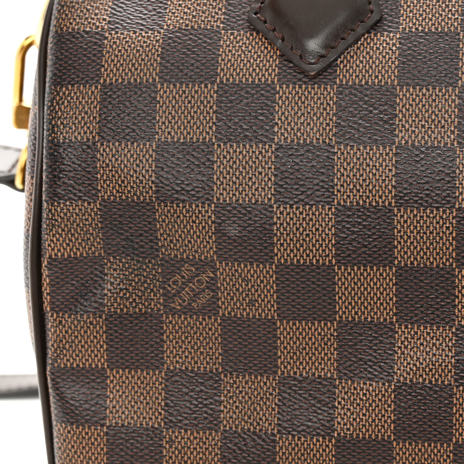 Louis Vuitton Damier Ebene Speedy Bandouliere 25 14 of 19