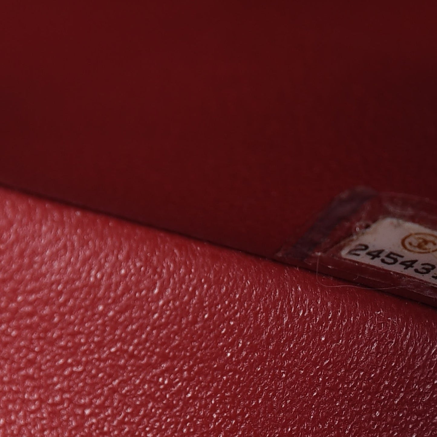 Caviar Quilted Mini Rectangular Flap Red