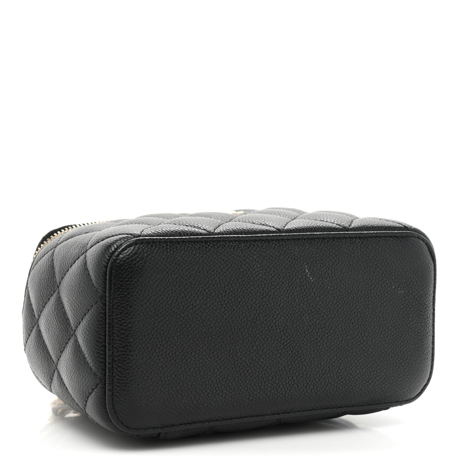 Chanel Caviar Quilted Small Vanity Case With Chain Black 4 of 11