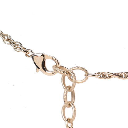 Chanel Pearl CC Round Pendant Necklace Gold 5 of 6