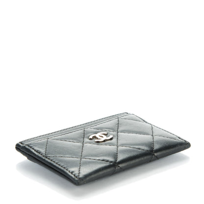 Chanel Lambskin Quilted Card Holder Black 4 of 8
