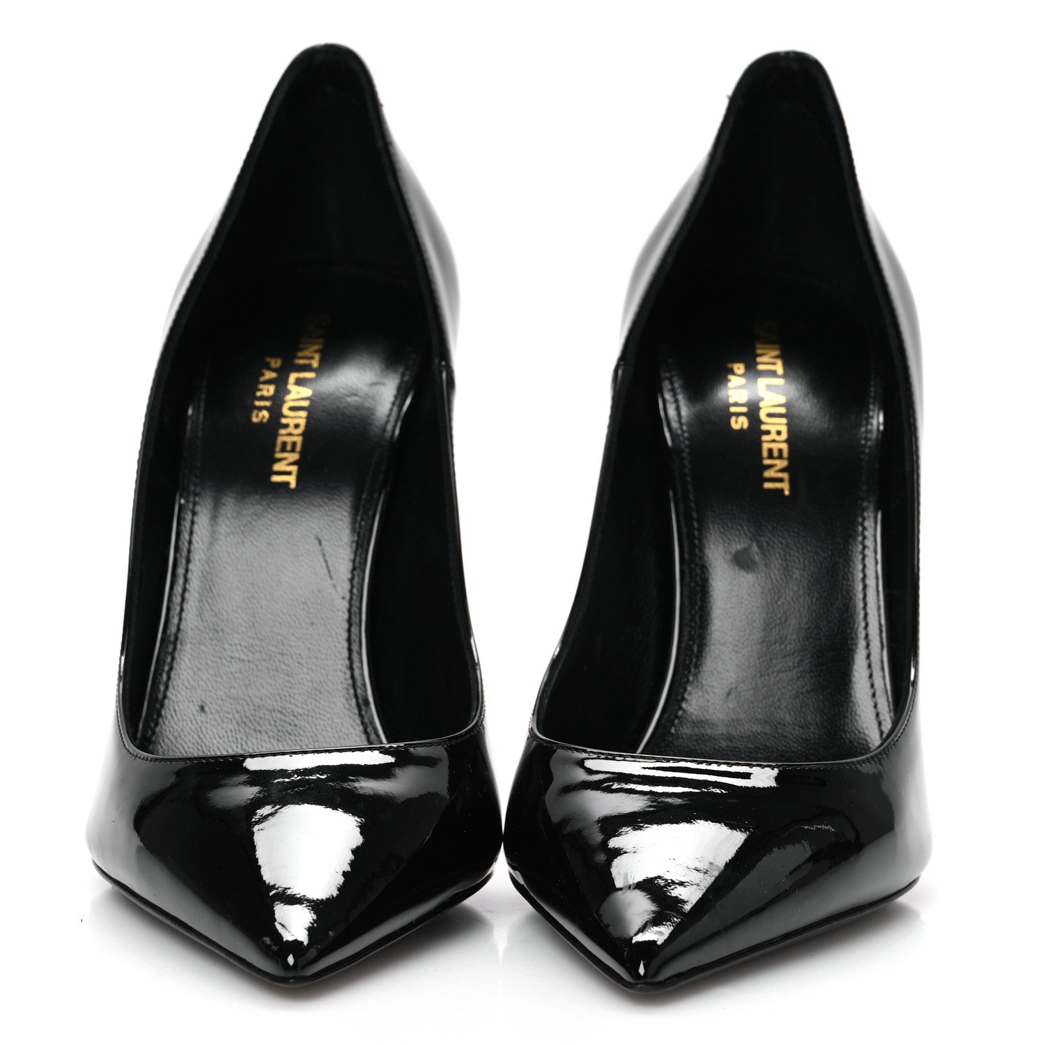 Saint Laurent Vernice Chiffon Zoe 105 Pump 38 Black 3 of 10