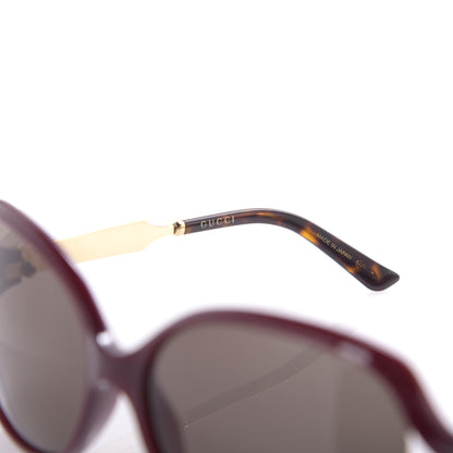 Gucci Acetate Oversized Butterfly Sunglasses GG 0076S Purple 6 of 8