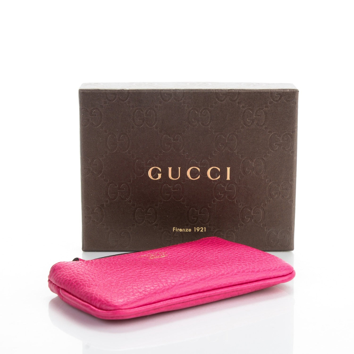 Gucci Dollar Calfskin Swing Key Case Blossom 4 of 7