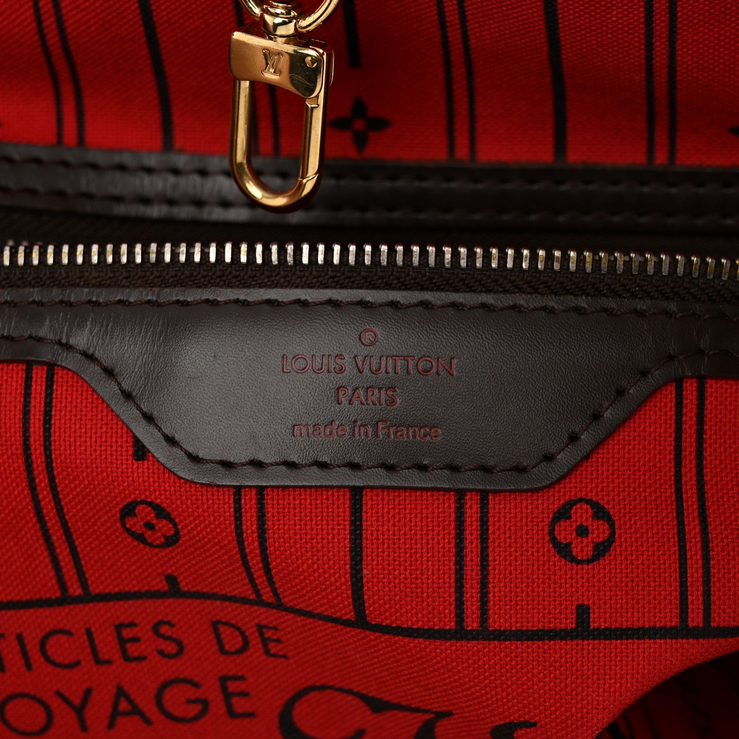 Louis Vuitton Damier Ebene Neverfull MM 6 of 15