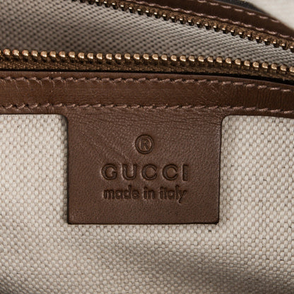 Gucci Nubuck Vintage Web Medium Boston Beige 6 of 7