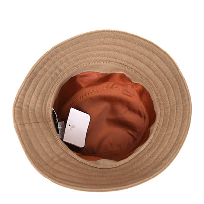 Hermes Cotton Harper H Sellier Bucket Hat 57 Beige Camel 6 of 8