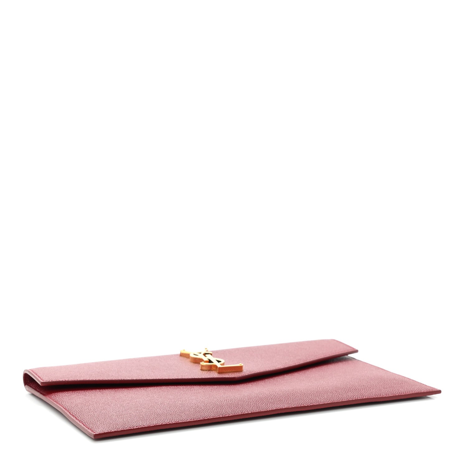 Saint Laurent Grain De Poudre Uptown Pouch Red 4 of 9