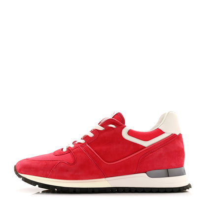 Louis Vuitton Nubuck Suede Run Away Sneakers 39 Framboise 1 of 8