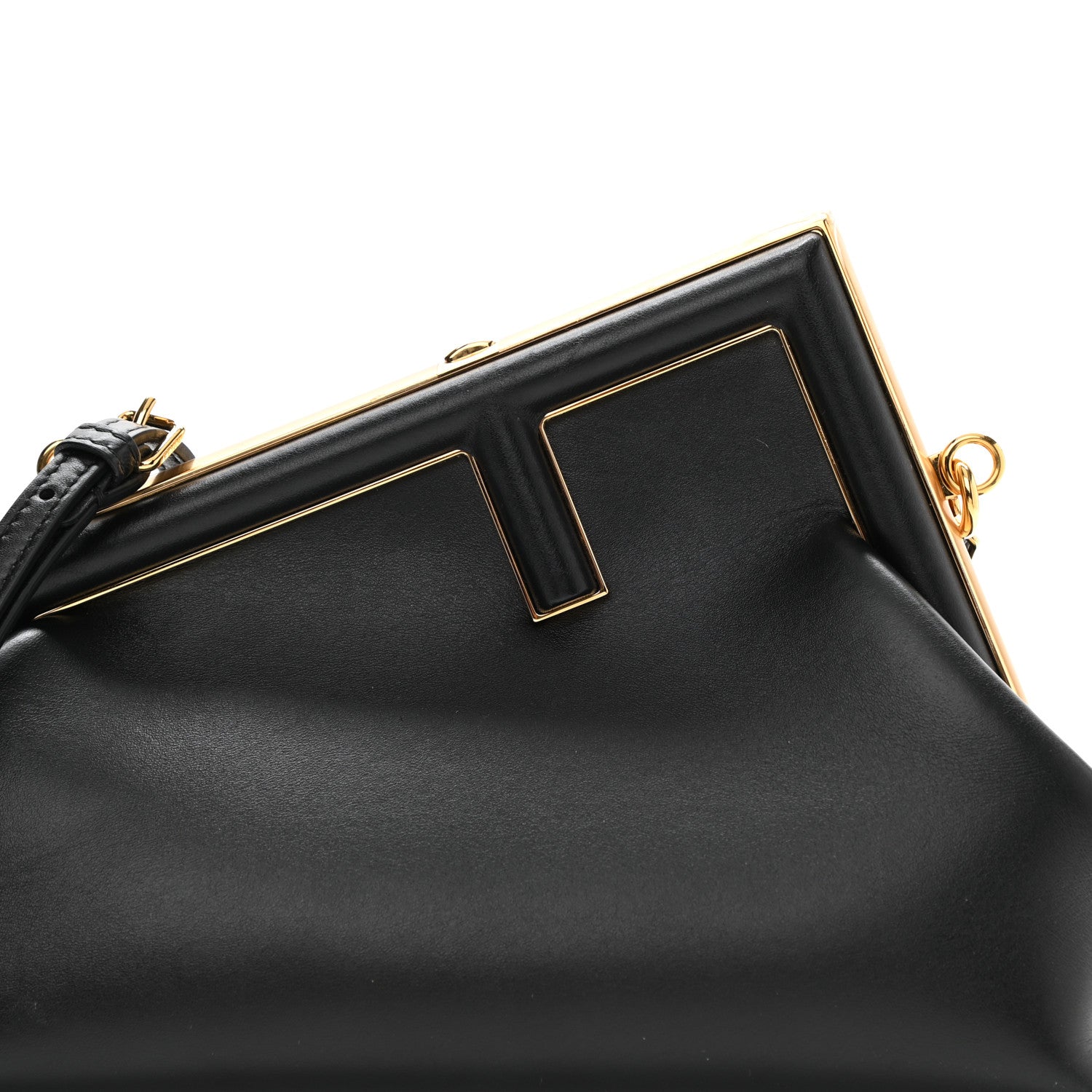 Fendi Shiny Nappa Small Fendi First Black 8 of 10