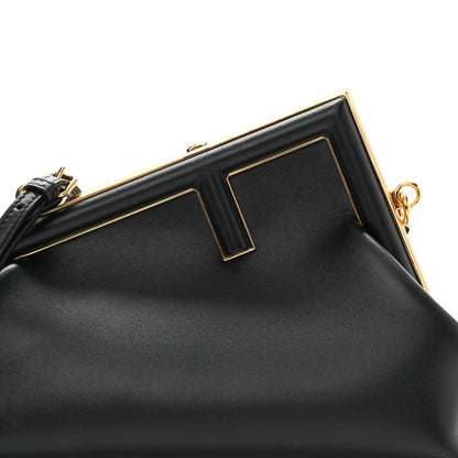 Fendi Shiny Nappa Small Fendi First Black 8 of 10