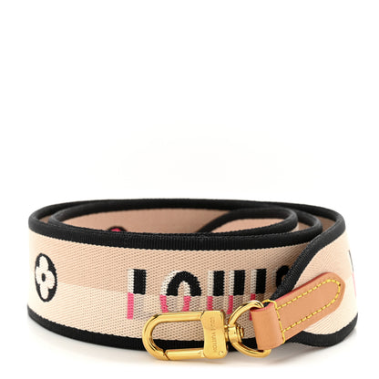 Louis Vuitton Jacquard Speedy Bandouliere 20 Shoulder Strap Black 1 of 4