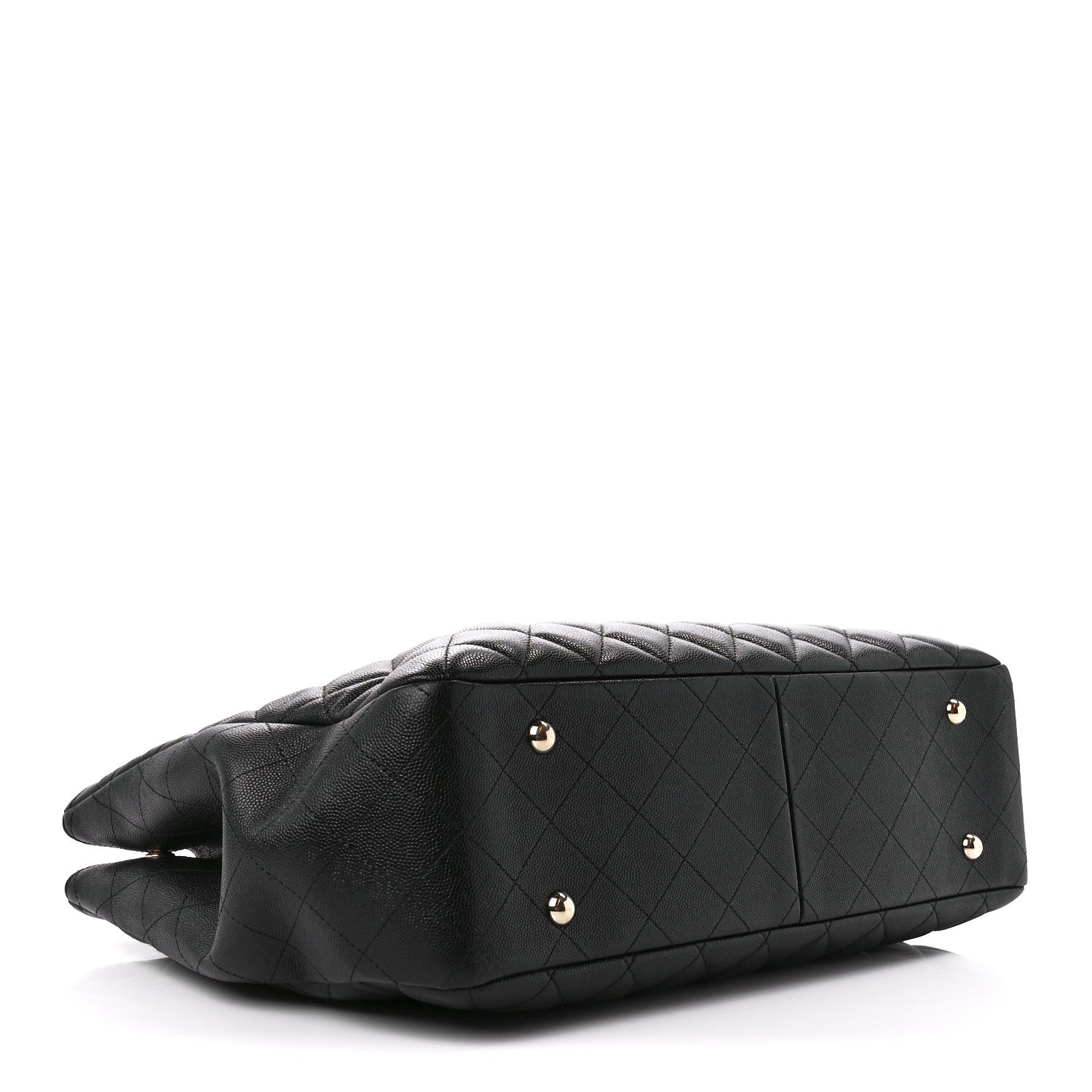 Chanel Caviar Quilted Large Shopping Tote Black 4 of 12