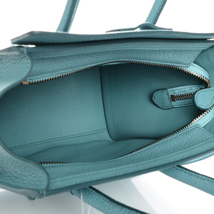 Celine Goatskin Nano Luggage Antarctic 5 of 7
