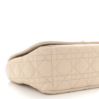Christian Dior Supple Calfskin Cannage Medium Caro Bag Beige 9 of 12