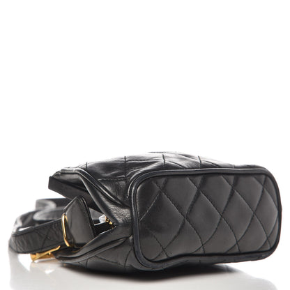Chanel Lambskin Quilted Framed Evening Bag Black 4 of 9