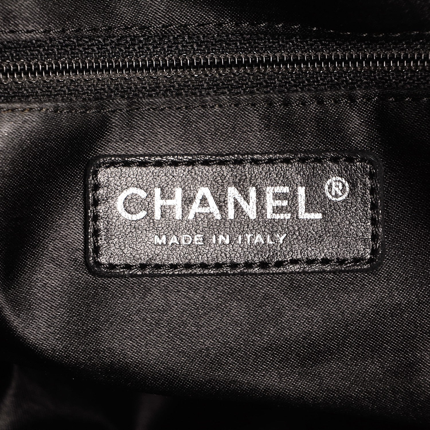 Chanel Distressed Caviar XL Coco Cabas Black 7 of 8