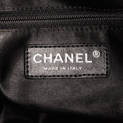 Chanel Distressed Caviar XL Coco Cabas Black 7 of 8