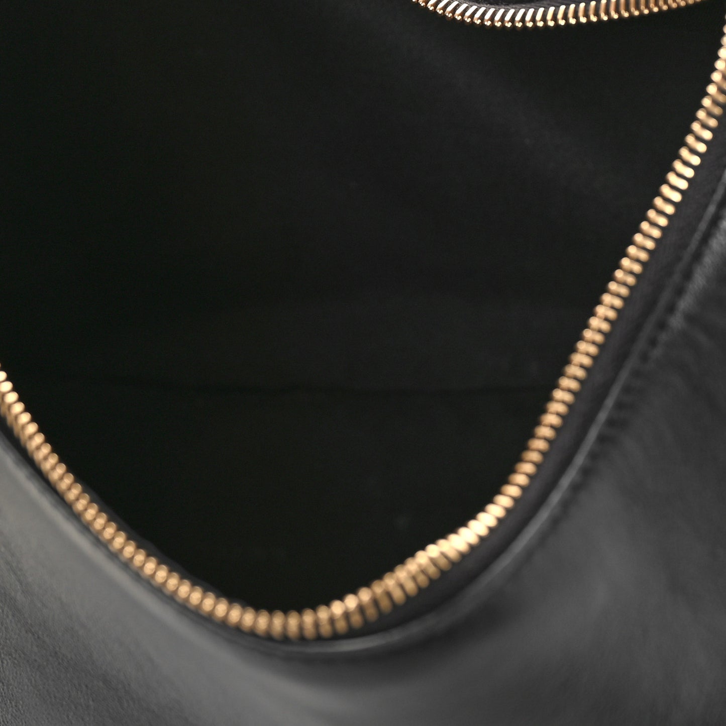 Vitello Grace Matte Medium Fendigraphy Hobo Bag Black