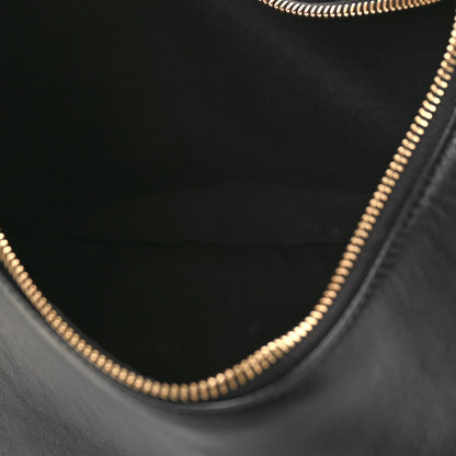Fendi Vitello Grace Matte Medium Fendigraphy Hobo Bag Black 5 of 9
