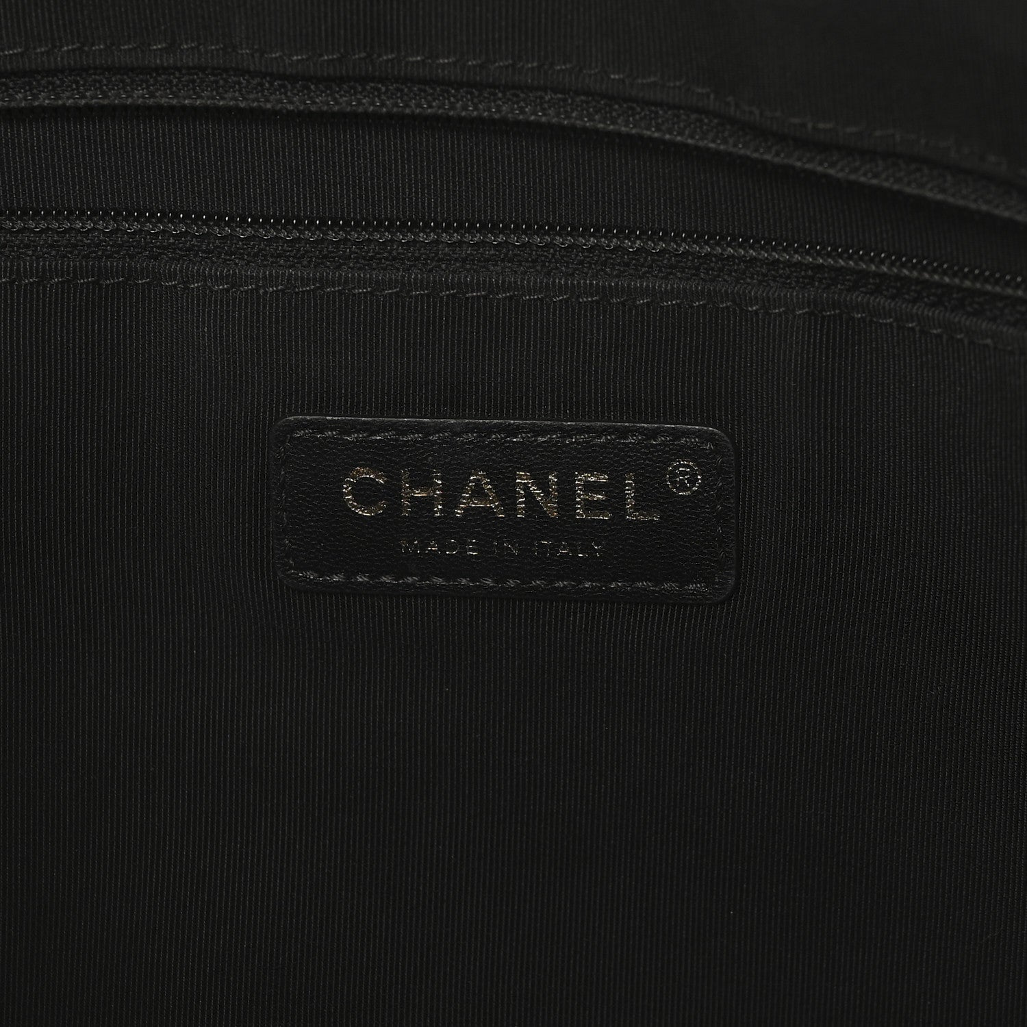 Chanel Caviar Quilted Grommet Embellished Piercing Chic Tote Bag Black 6 of 11