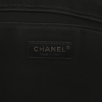Chanel Caviar Quilted Grommet Embellished Piercing Chic Tote Bag Black 6 of 11