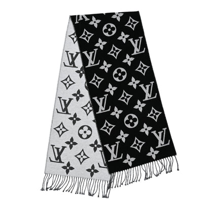 Louis Vuitton Wool Simply LV Scarf Black 2 of 3