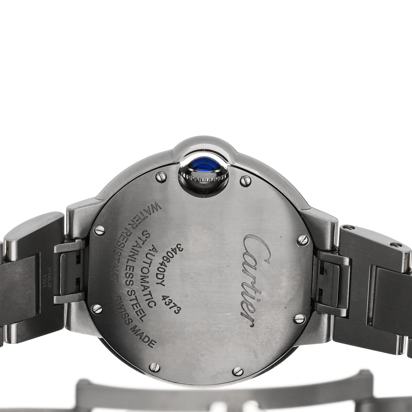 Stainless Steel Diamond Bezel 33mm Ballon Bleu De Cartier Automatic Watch