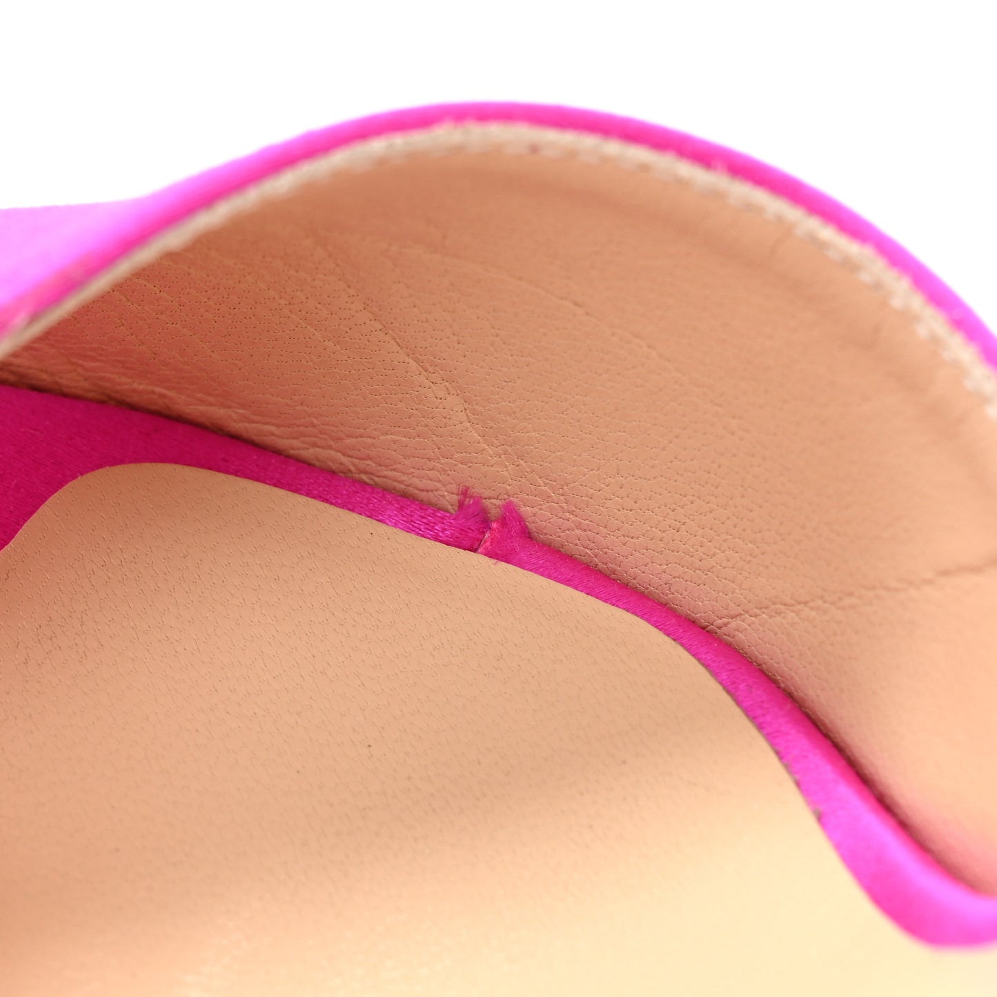 Satin Pearl Socorie 120 Sandals 36 Fuchsia White