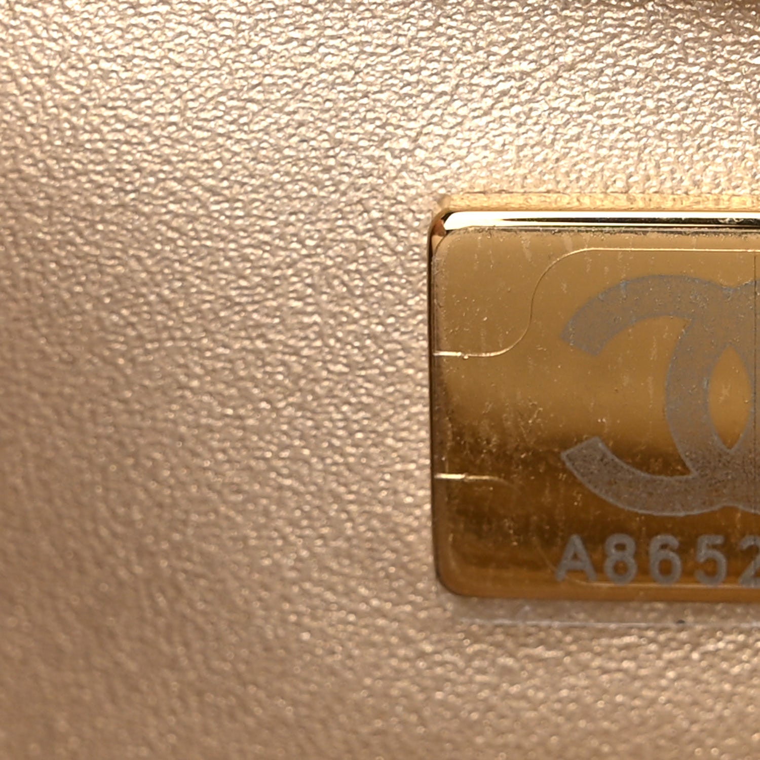 Chanel Lambskin Quilted Small CC Crystal Logo Chain Flap White 7 of 10