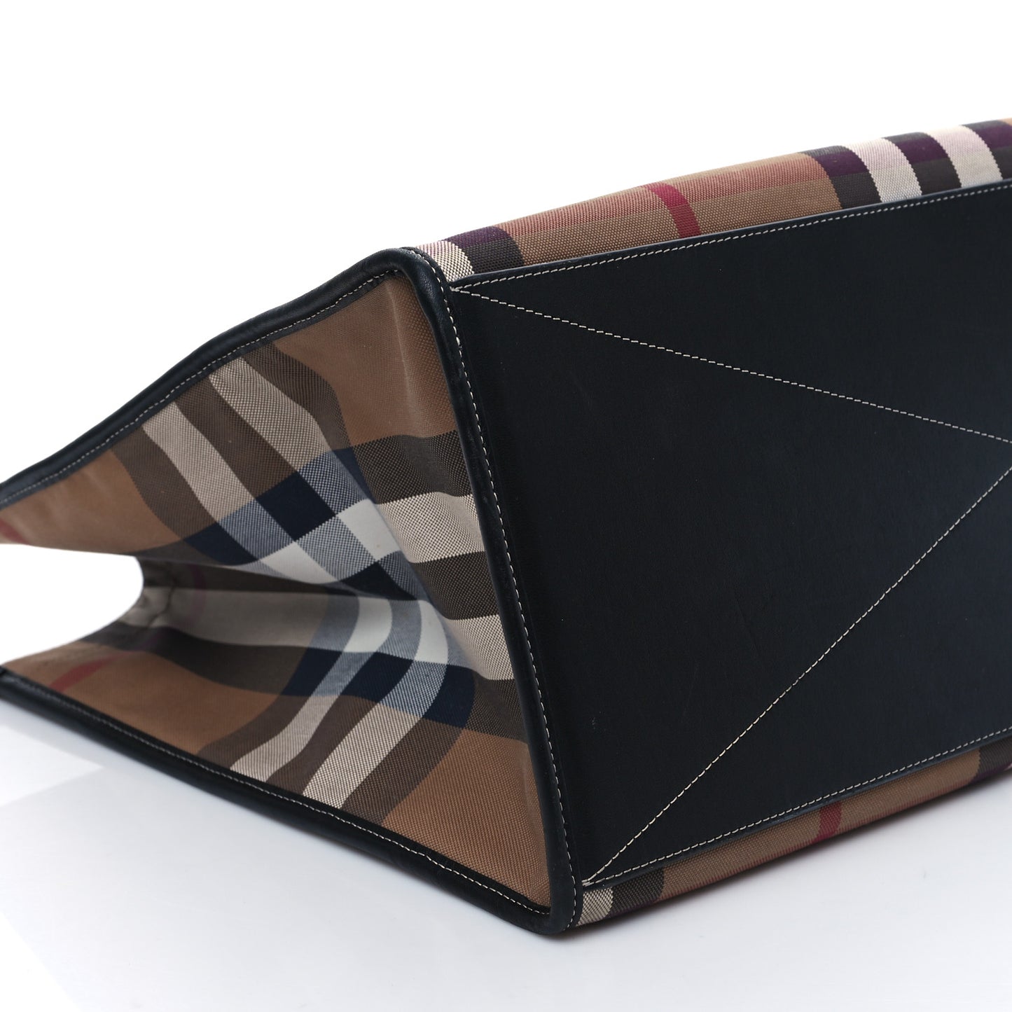 House Check Denny Check Tote Brown