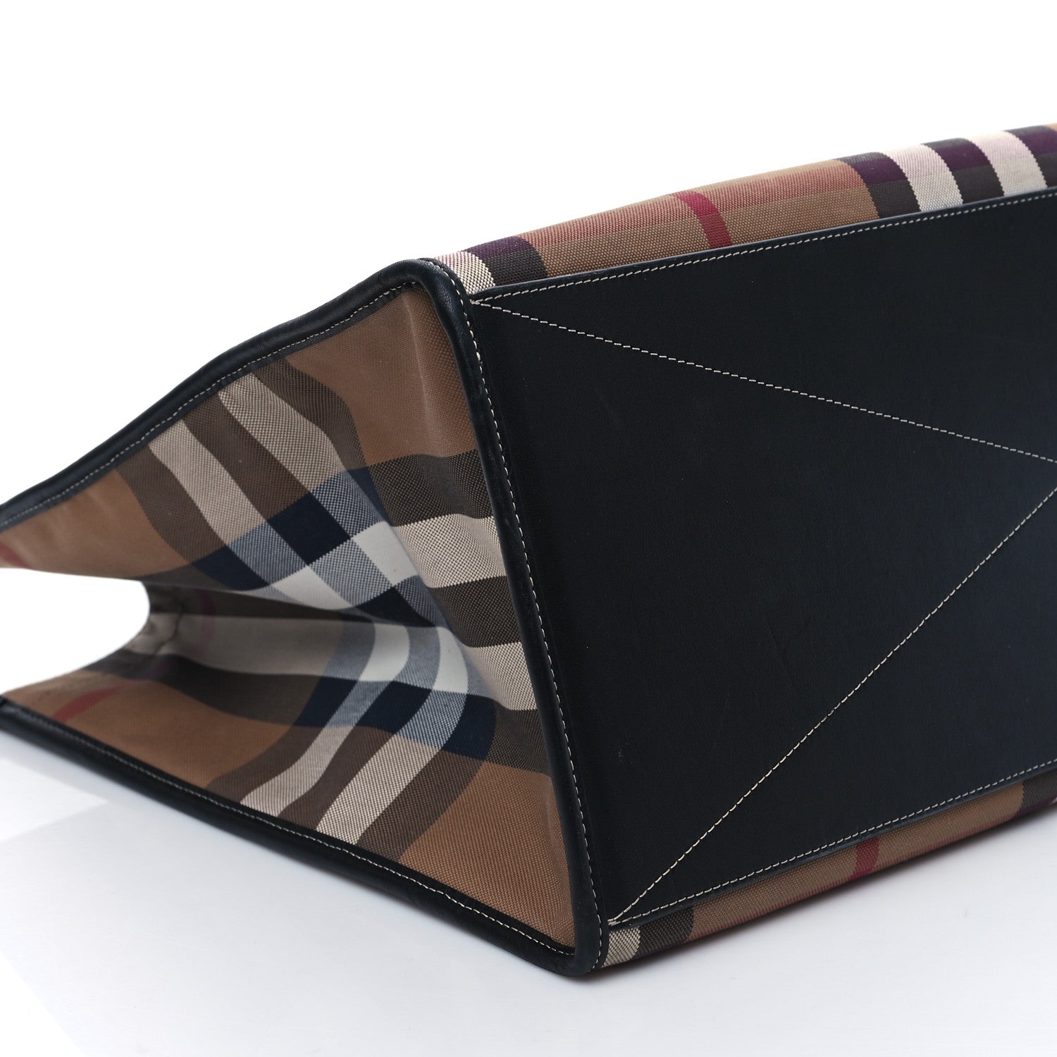 Burberry House Check Denny Check Tote Brown 7 of 9