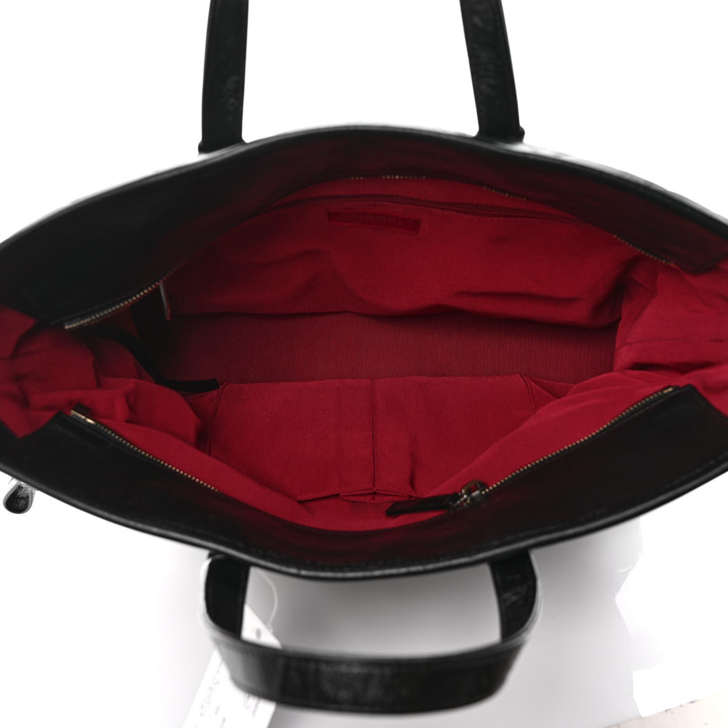 Calfskin Quilted Large Gabrielle Shopping Tote Black