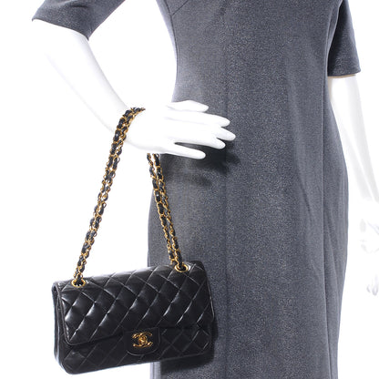 Chanel Lambskin Quilted Small Double Flap Black 2 of 8