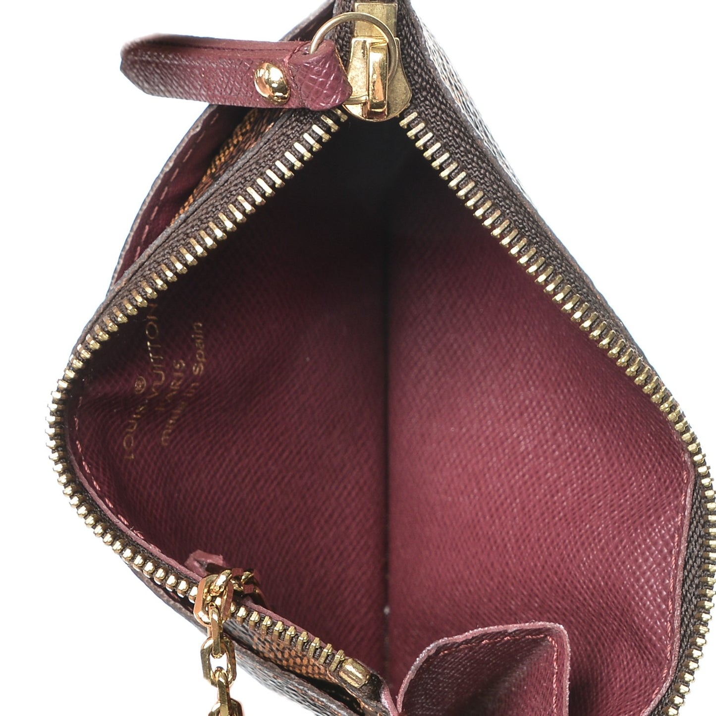 Damier Ebene Scribe Affiche Key Pouch