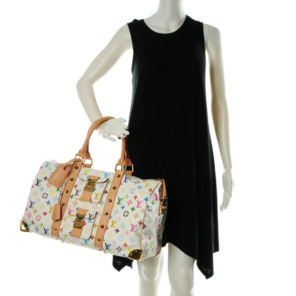 Louis Vuitton Monogram Multicolor Keepall 45 White 2 of 7