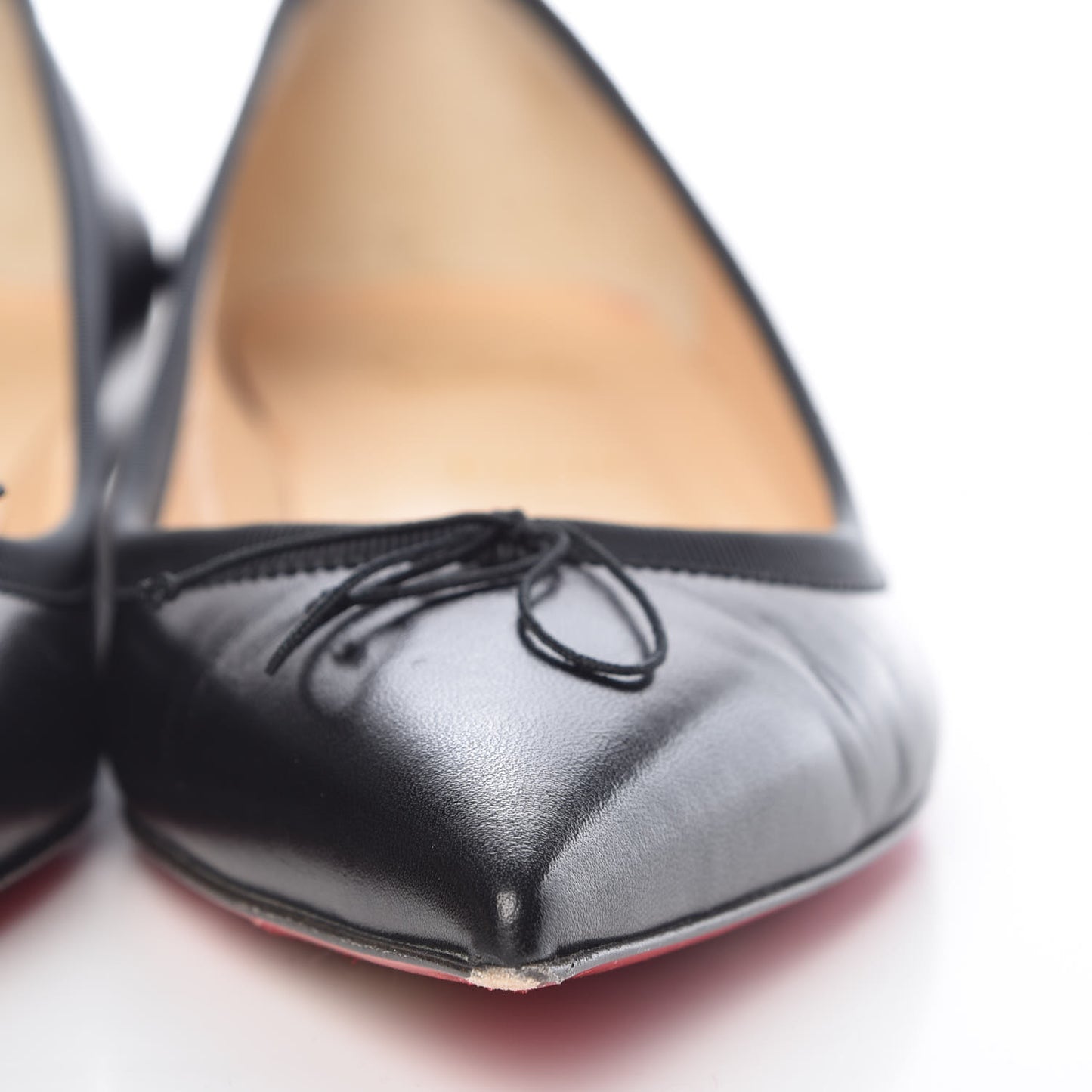 Shiny Nappa Solasofia Flats 39 Black