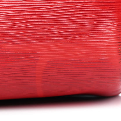 Louis Vuitton Epi Speedy 25 Castillan Red 6 of 9