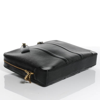 Louis Vuitton Epi Porte-Documents Voyage Briefcase Black 4 of 8